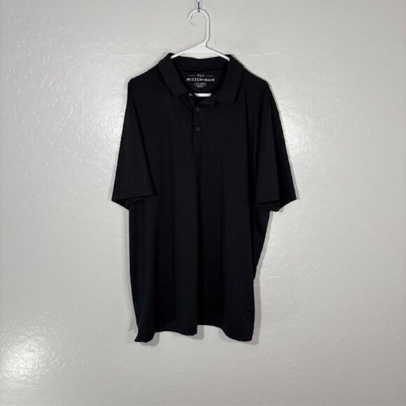 Mizzen Main Polo Shirt Mens 2XL Black Phil Mickelson Golf Performance Stretch - Picture 1 of 8